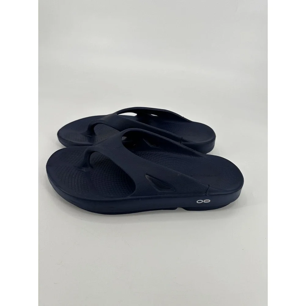 LOT OF 2 OOFOS UNISEX ADULTS SIZE M'S 8-‎ W'S 11 BLACK/NAVY BLUE EU 42